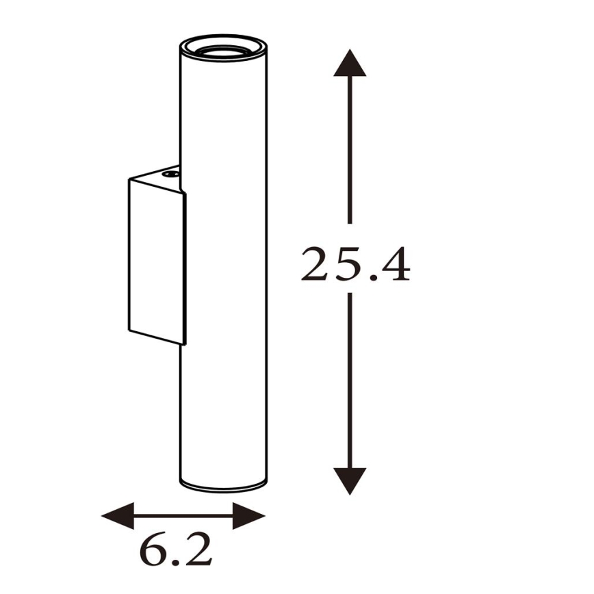 Searchlight - Applique LED BEACON 2xGU10/10W/230V dorata