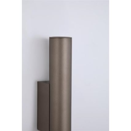 Searchlight - Applique BEACON 2xGU10/10W/230V marrone