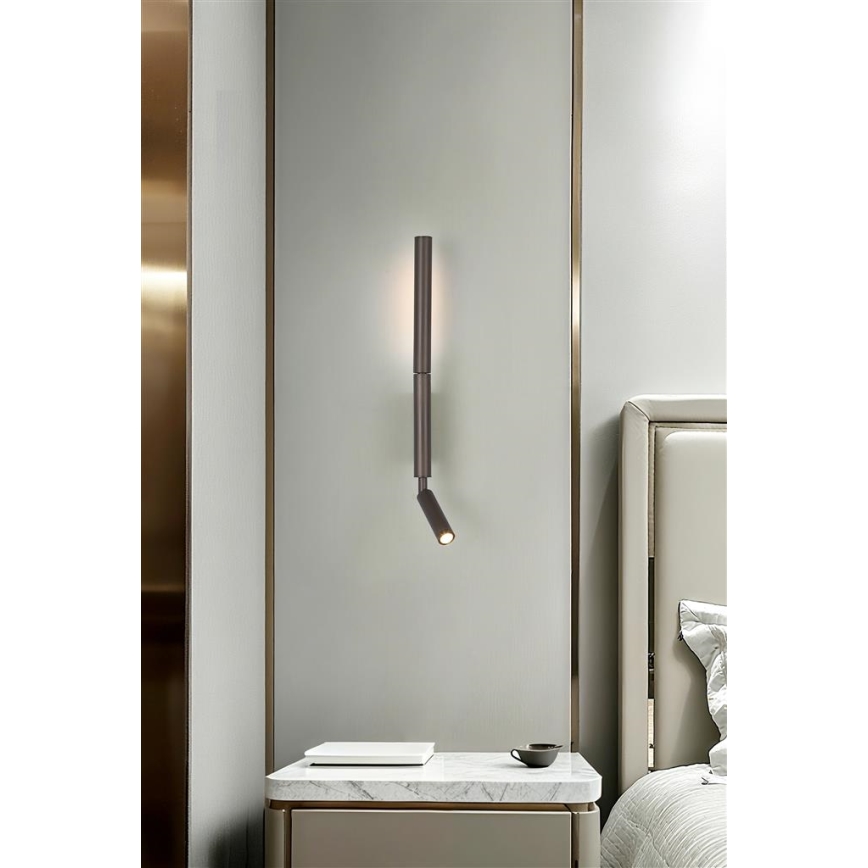 Searchlight - Faretto LED ARCHITECT LED/7W/230V marrone