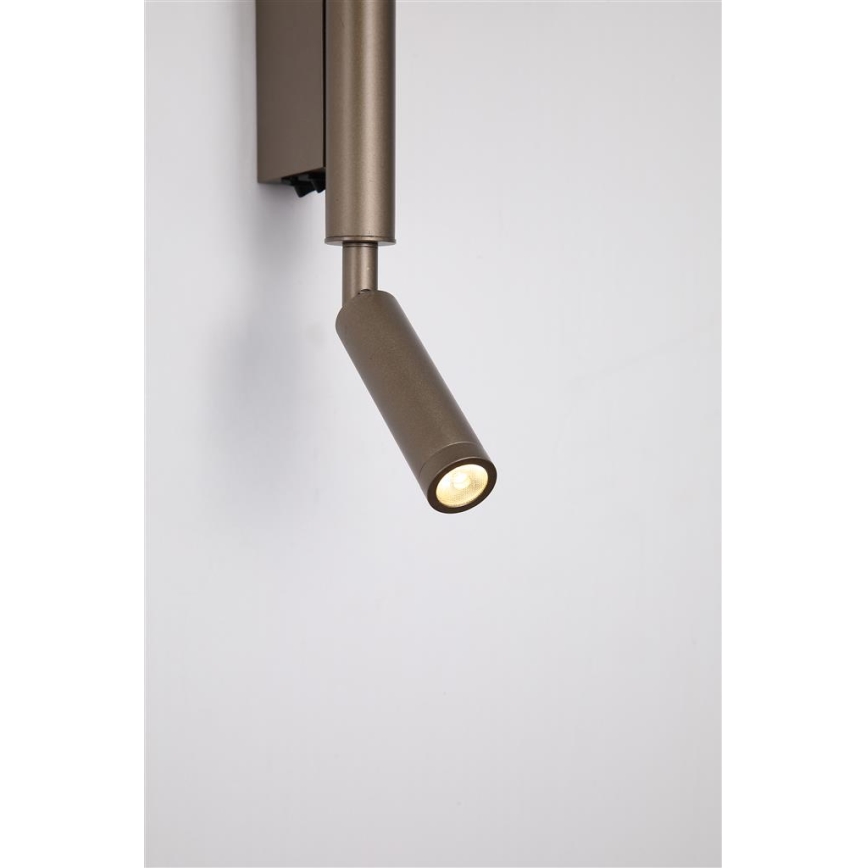 Searchlight - Faretto LED ARCHITECT LED/7W/230V marrone