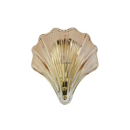Searchlight - Applique da parete SHELL 1xG9/7W/230V fumé