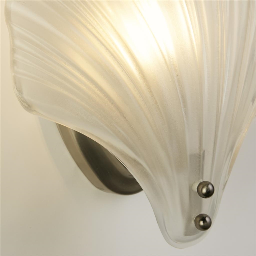 Searchlight - Applique da parete SHELL 1xG9/7W/230V bianco
