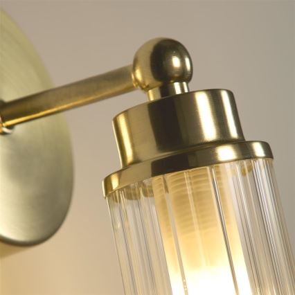 Searchlight - Lampada da parete IMPERIAL 1xG9/7W/230V ottone