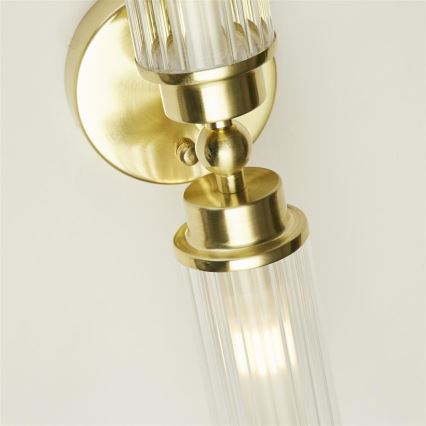 Searchlight - Lampada da parete IMPERIAL 2xG9/33W/230V in ottone