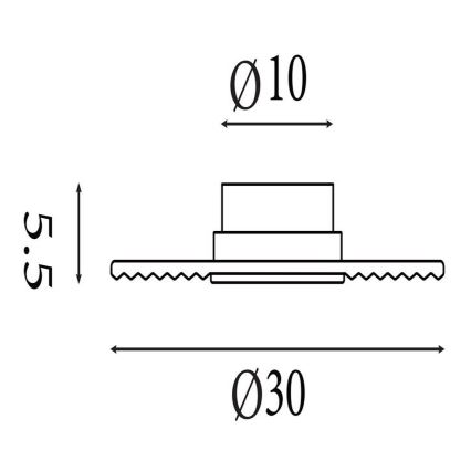 Searchlight - Applique da parete LED dimmerabile CLEO LED/9,4W/230V nero
