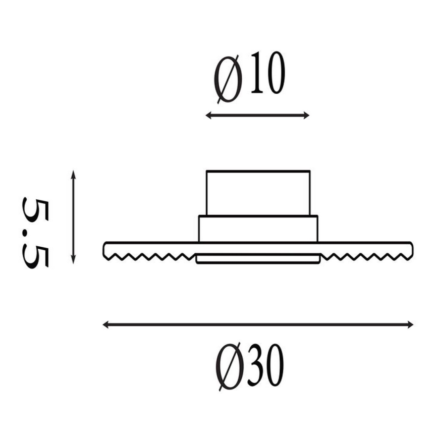 Searchlight - Applique da parete LED dimmerabile CLEO LED/9,4W/230V nero