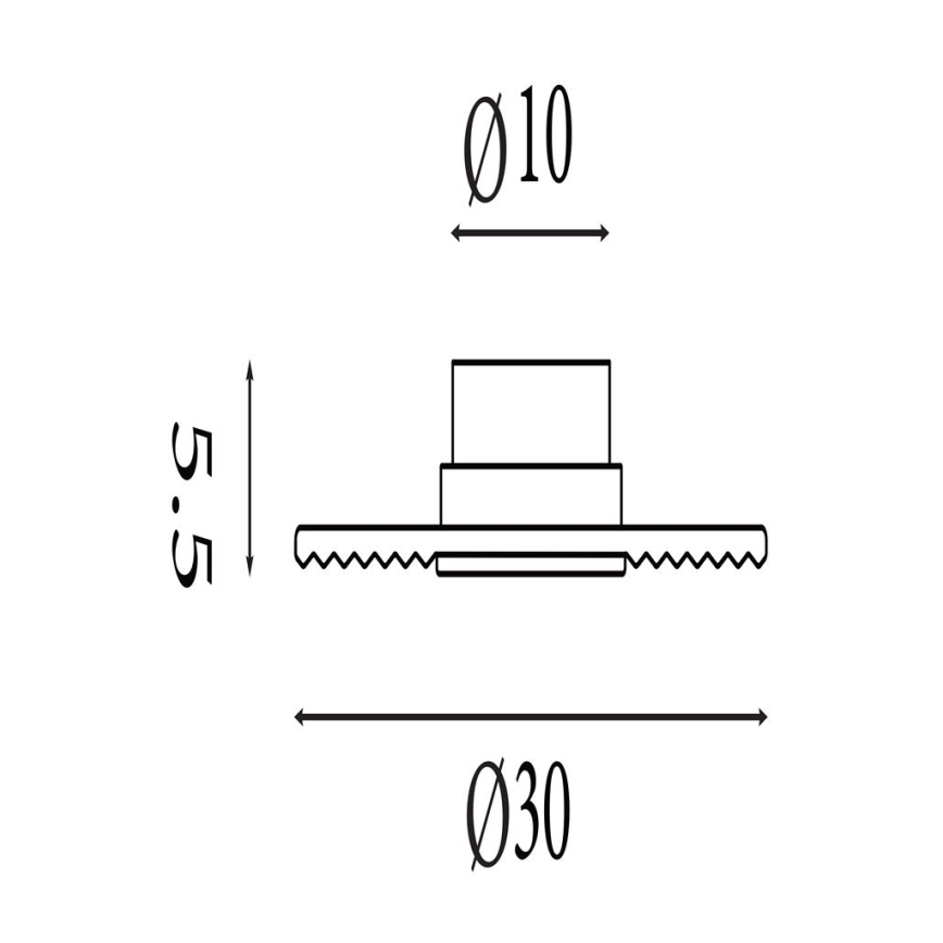 Searchlight - Applique da parete dimmerabile CLEO LED/9,4W/230V grigio