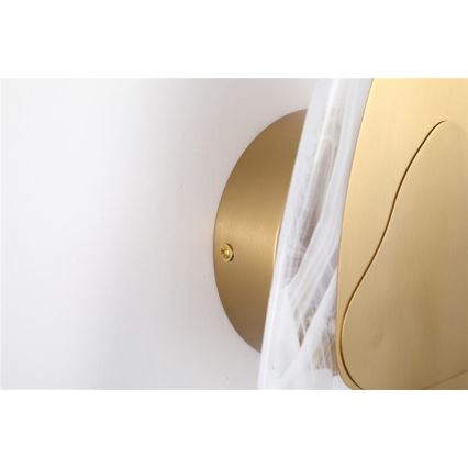 Searchlight - Applique LED DESTINY LED/8W/230V, ottone