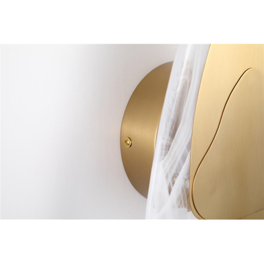 Searchlight - Applique LED DESTINY LED/8W/230V, ottone