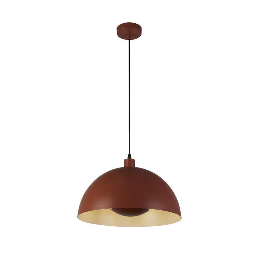 Searchlight - MARS lampada a sospensione con cavo 1xE27/60W/230V Ø 25 cm rosso mattone