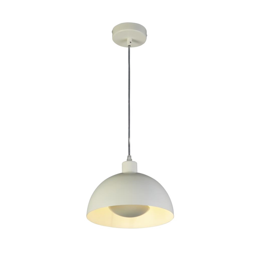 Searchlight - Lampadario sospeso su cavo MARS 1xE27/60W/230V Ø 40 cm crema
