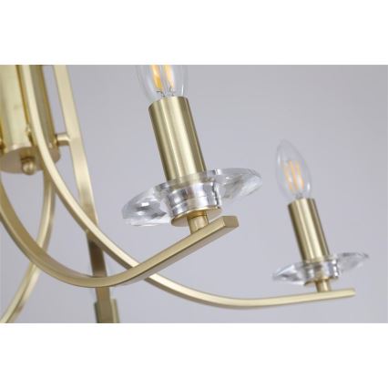 Searchlight - Lampadario a catena ASCONA 5xE14/60W/230V