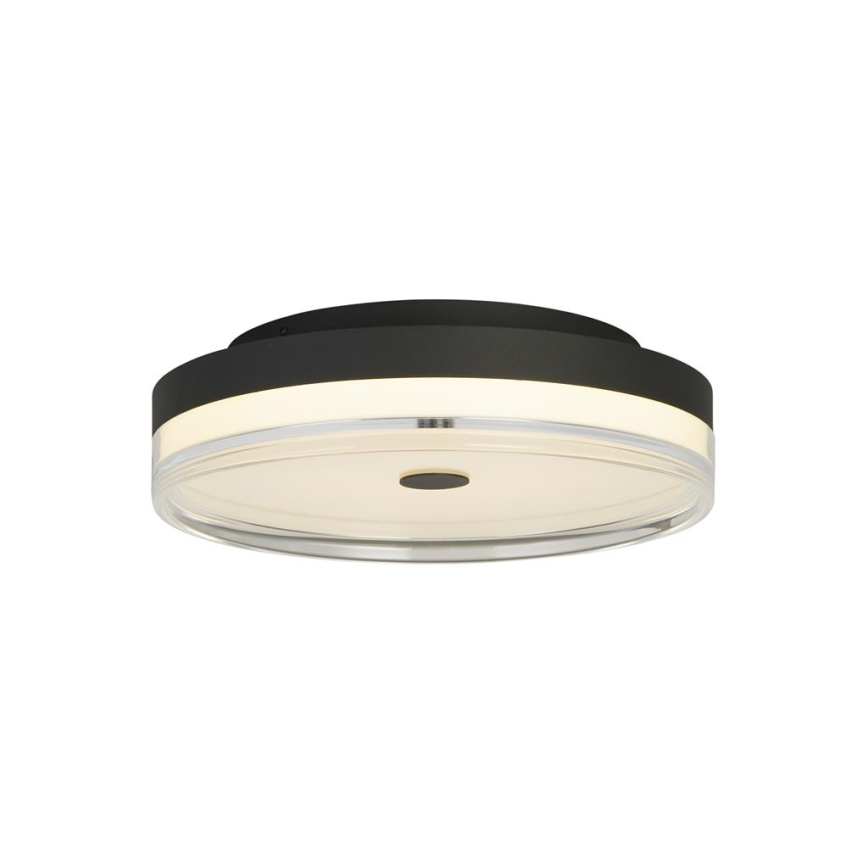 Searchlight - CYPRUS Lampada da soffitto a LED LED/21W/230V Ø 30 cm, Nero