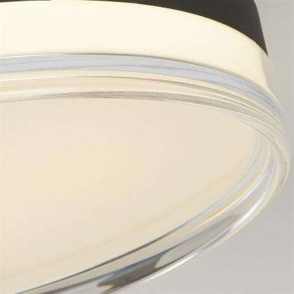 Searchlight - CYPRUS Lampada da soffitto a LED LED/21W/230V Ø 30 cm, Nero