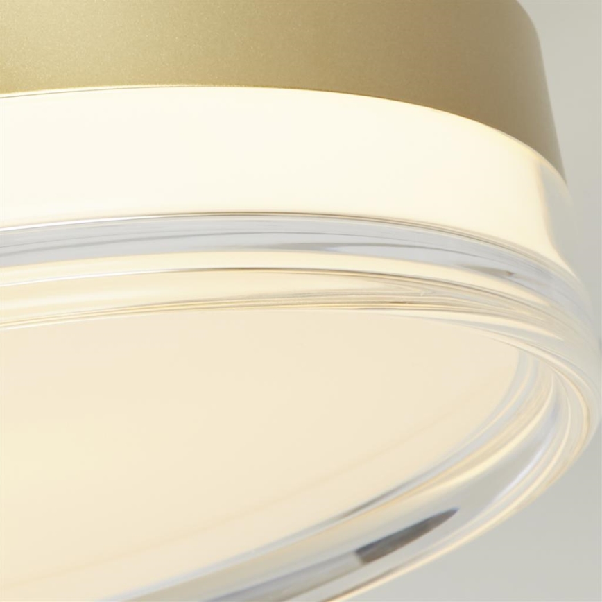 Searchlight - CYPRUS Lampada da soffitto a LED, 29 W, 230 V, Ø 40 cm, oro