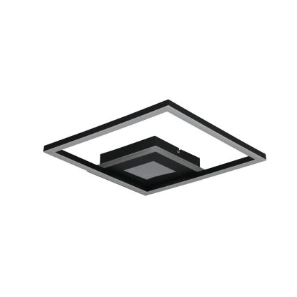 Searchlight - Plafoniera dimmerabile LED QUADRATE LED/24W/230V 36x36 cm nero