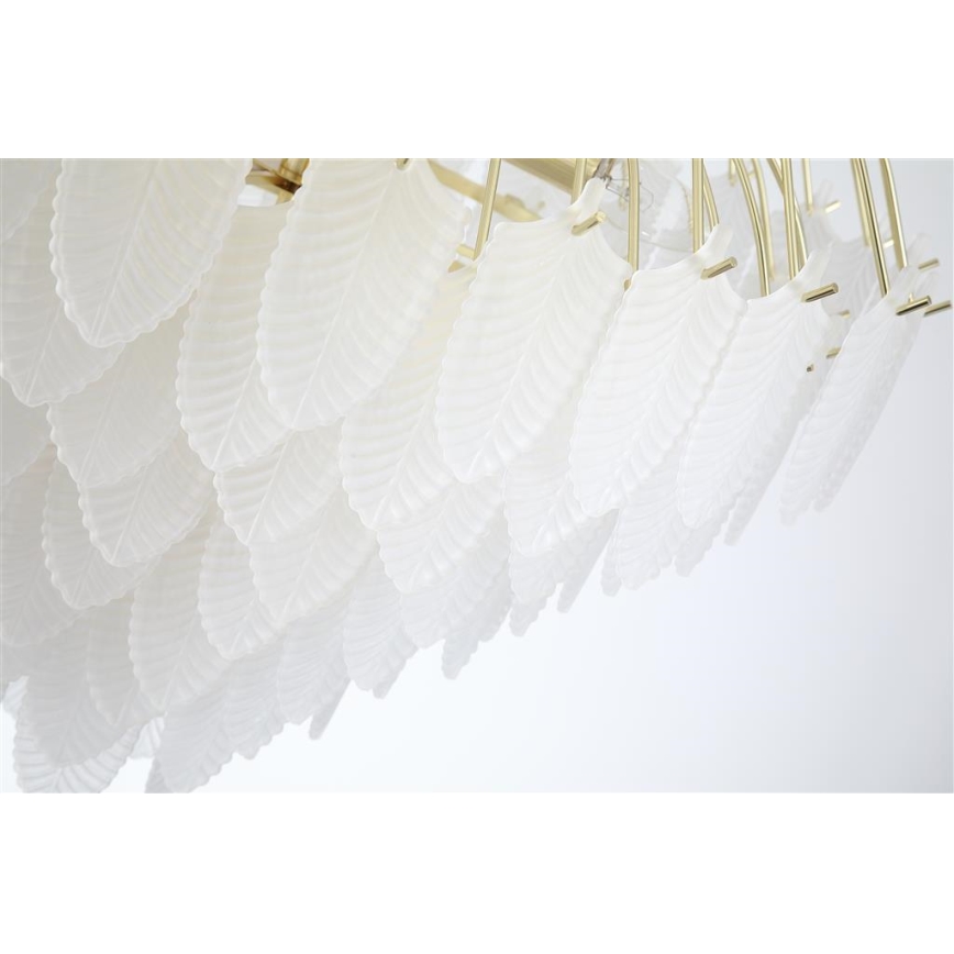 Searchlight - Lampadario a catena FEATHER 10xE14/60W/230V