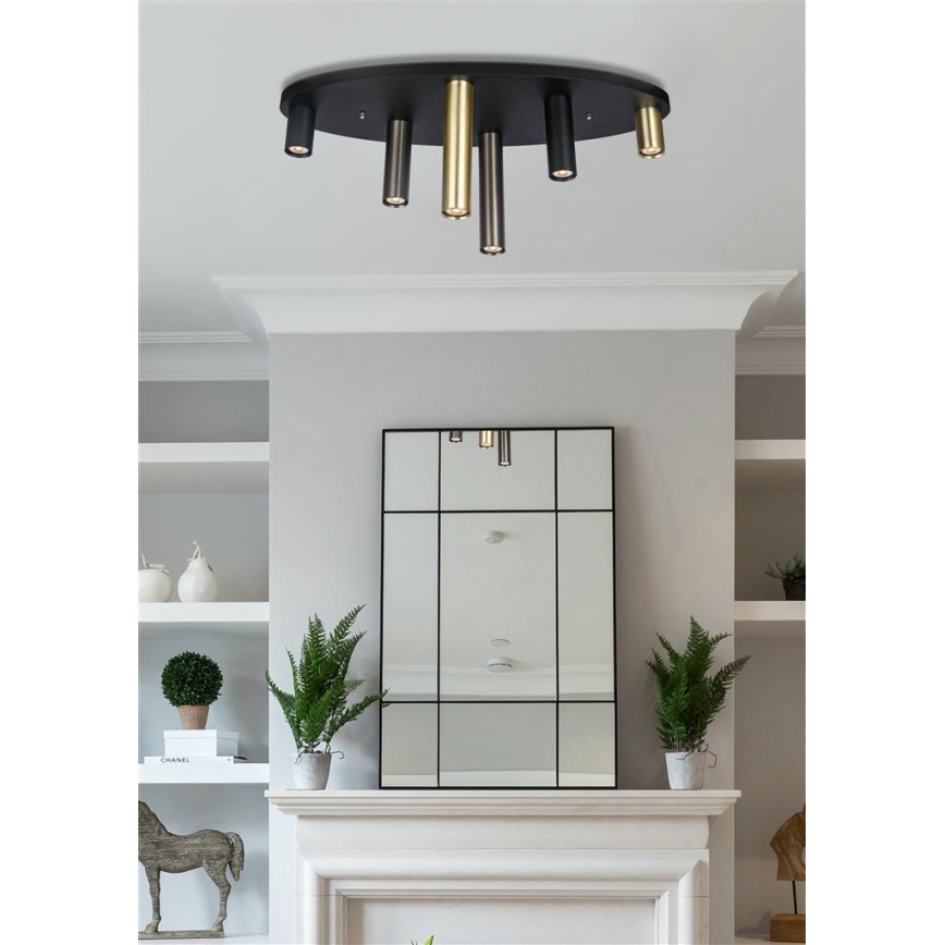 Searchlight - Plafoniera TUBES 6xGU10/10W/230V 80x30 cm