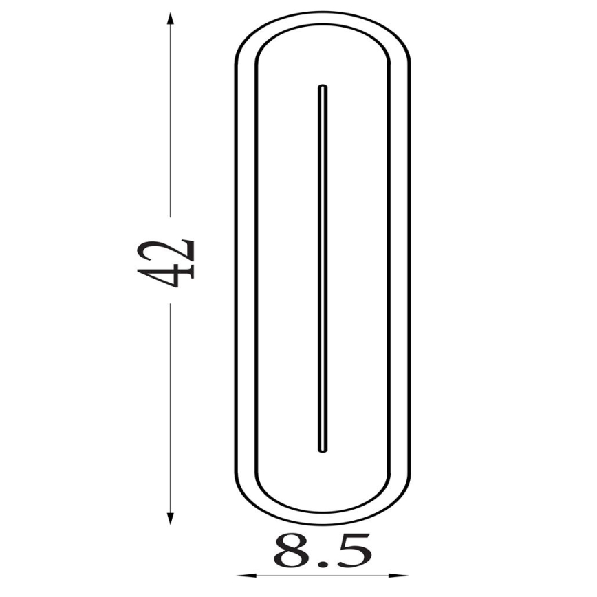 Searchlight - Applique dimmerabile a LED COUPER LED/14W/230V 3000K