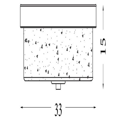 Searchlight - Lampada da soffitto per bagno PRESTON 2xE27/60W/230V IP44 Ø 33 cm argento