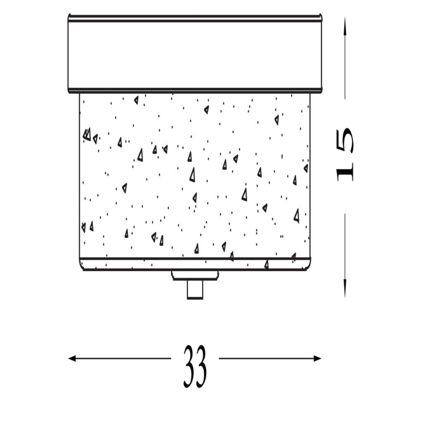 Searchlight - Lampada da soffitto per bagno PRESTON 2xE27/60W/230V IP44 Ø 33 cm argento