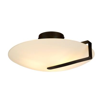 Searchlight - SUNDIAL Lampada da soffitto a 3 luci 3xE27/40W/230V nera