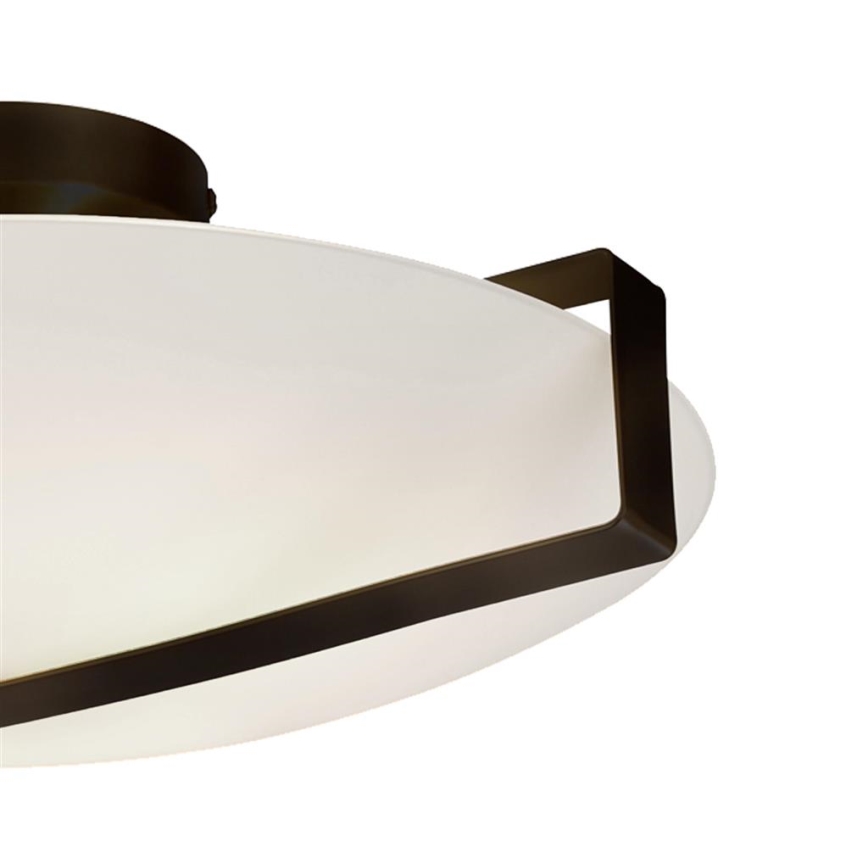Searchlight - SUNDIAL Lampada da soffitto a 3 luci 3xE27/40W/230V nera