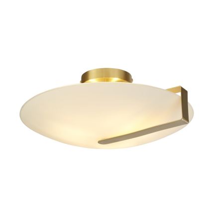 Searchlight  - Lampada da soffitto SUNDIAL 3xE27/40W/230V, finitura oro
