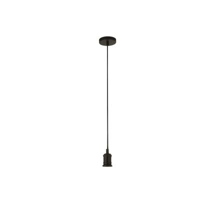 Searchlight - Lampada a sospensione con cavo 1xE27/60W/230V, nera