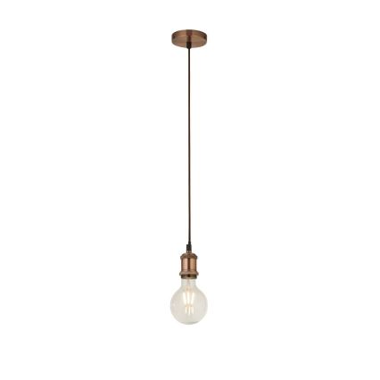Searchlight - Lampadario a sospensione con cavo di sospensione SOSPENSIONE 1xE27/60W/230V Finitura rame