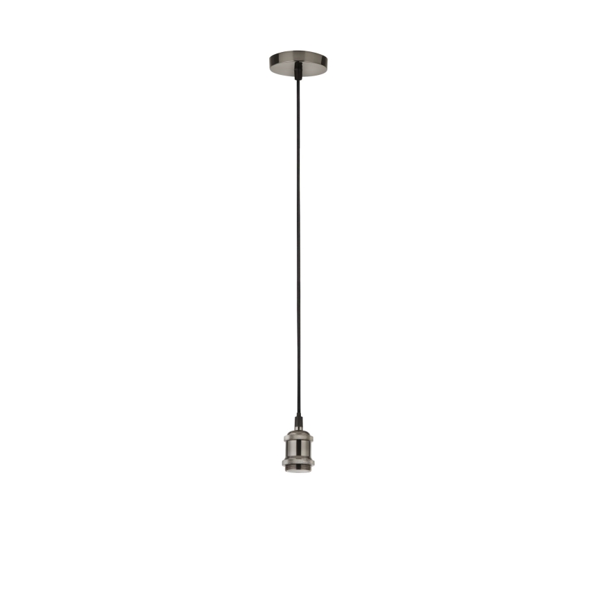Searchlight - Lampada a sospensione su cavo SUSPENSION 1xE27/60W/230V argento