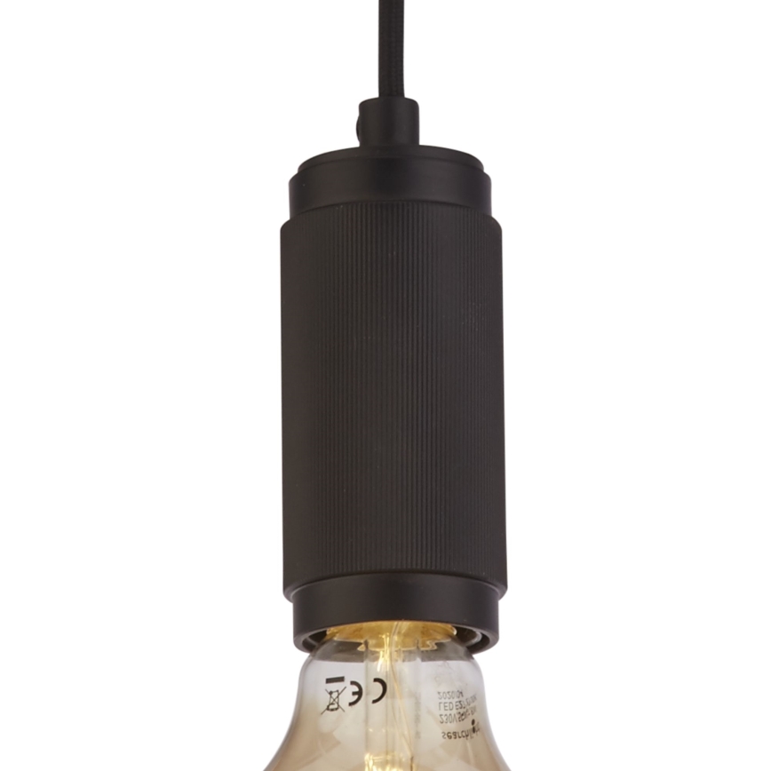 Searchlight - Lampada a sospensione con cavo SUSPENSION 1xE27/60W/230V nero