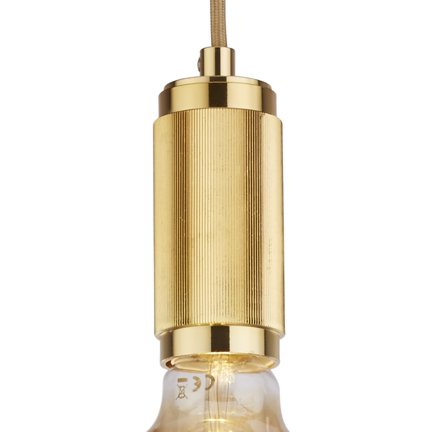 Searchlight - Lampada a sospensione con cavo SUSPENSION 1xE27/60W/230V oro