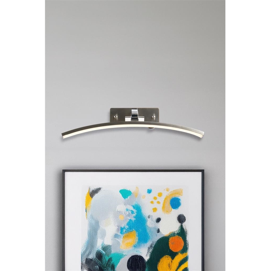 Searchlight - Lampada LED per quadri SANTORINI LED/10,88W/230V argento