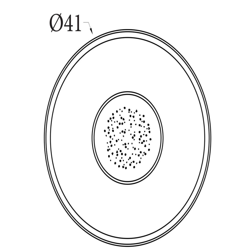 Searchlight - Plafoniera LED dimmerabile LUMADISC LED/20W/230V Ø 41 cm