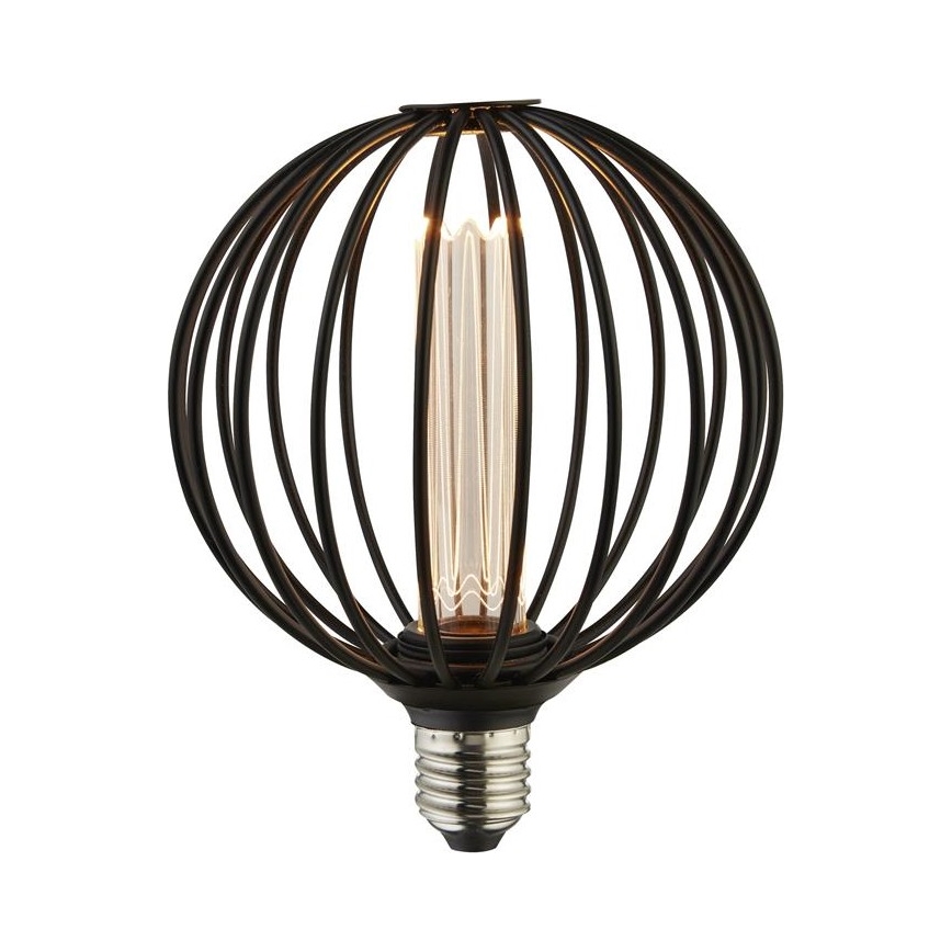 Searchlight - Lampadario a sospensione con cavo SWEDEN 5xE27/60W/230V marrone/fumé