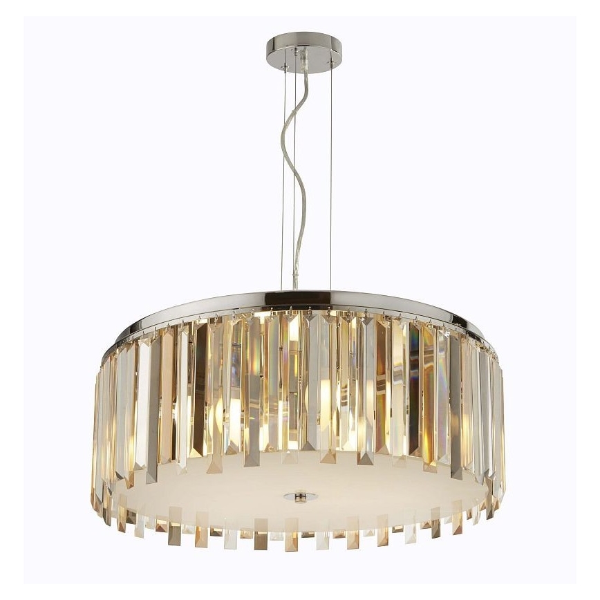 Searchlight - Lampadario di cristallo a sospensione con filo CLARISSA 5xE14/40W/230V