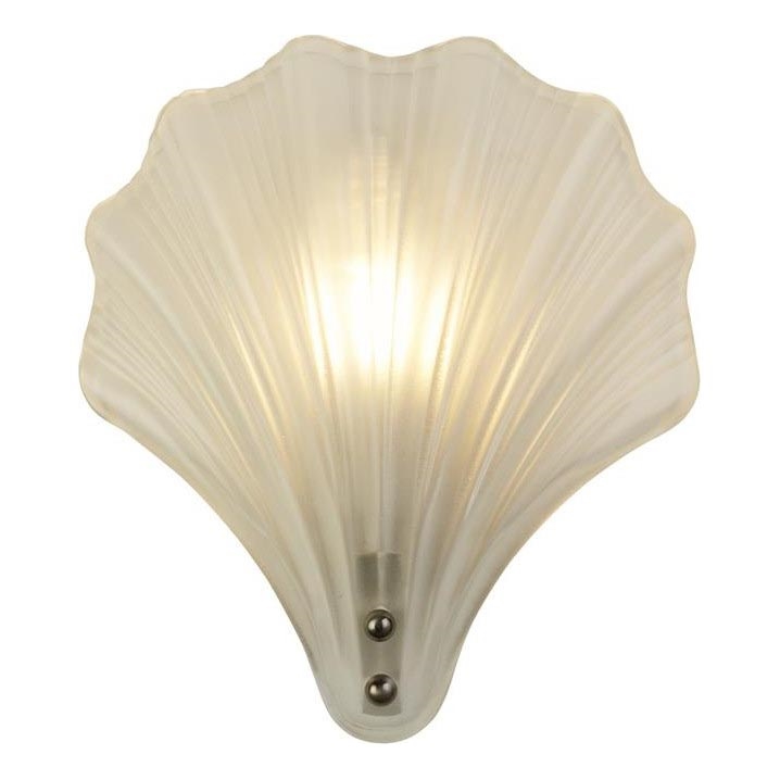 Searchlight - Applique da parete SHELL 1xG9/7W/230V bianco