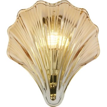 Searchlight - Applique da parete SHELL 1xG9/7W/230V fumé