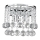 Searchlight - Applique di cristallo HANNA 2xG9/33W/230V