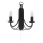 Searchlight - Applique MAYPOLE 2xE14/60W/230V nero