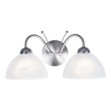 Searchlight - Applique MILANESE 2xE14/60W/230V cromo opaco