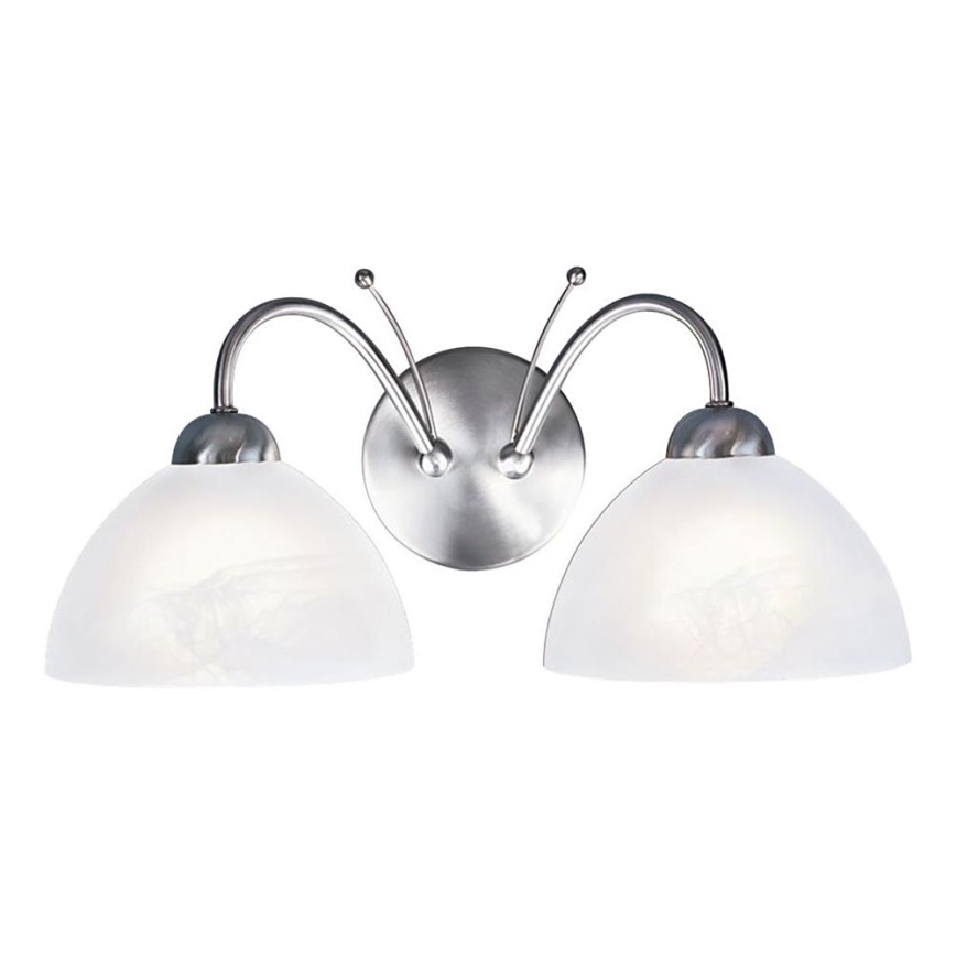 Searchlight - Applique MILANESE 2xE14/60W/230V cromo opaco