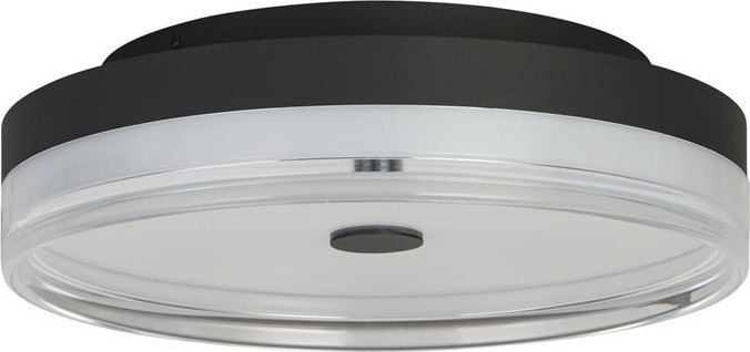 Searchlight - CYPRUS Lampada da soffitto a LED LED/21W/230V Ø 30 cm, Nero