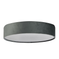 Searchlight - DRUM plafoniera 3xE27/60W/230V grigio