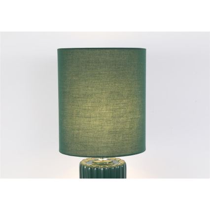 Searchlight - Lampada da tavolo GROOVE 1xE14/60W/230V verde