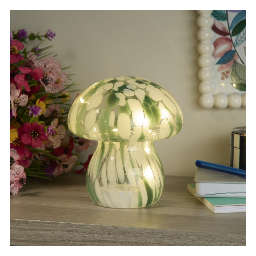 Searchlight - Lampada da tavolo LED AMELIA LED/0,2W/230V verde