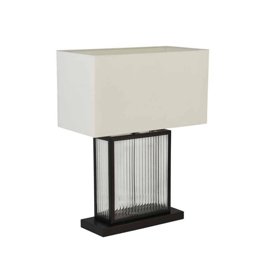 Searchlight - Lampada da tavolo CLARENDON 1xE27/60W/230V nero