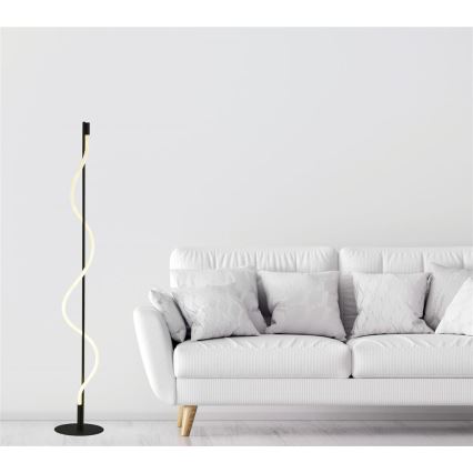 Searchlight - Lampada da terra dimmerabile LED REMY LED/20W/230V nero