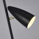 Searchlight - Lampada con piedistallo STYLUS 2xE14/7W/230V nero